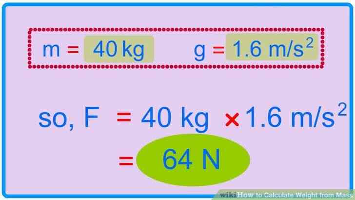Image intitulée Calculer le Poids de la Masse de l